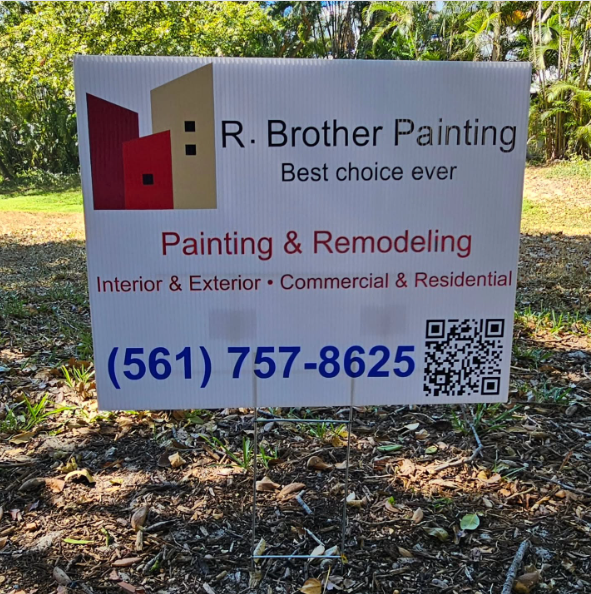 Yard signs